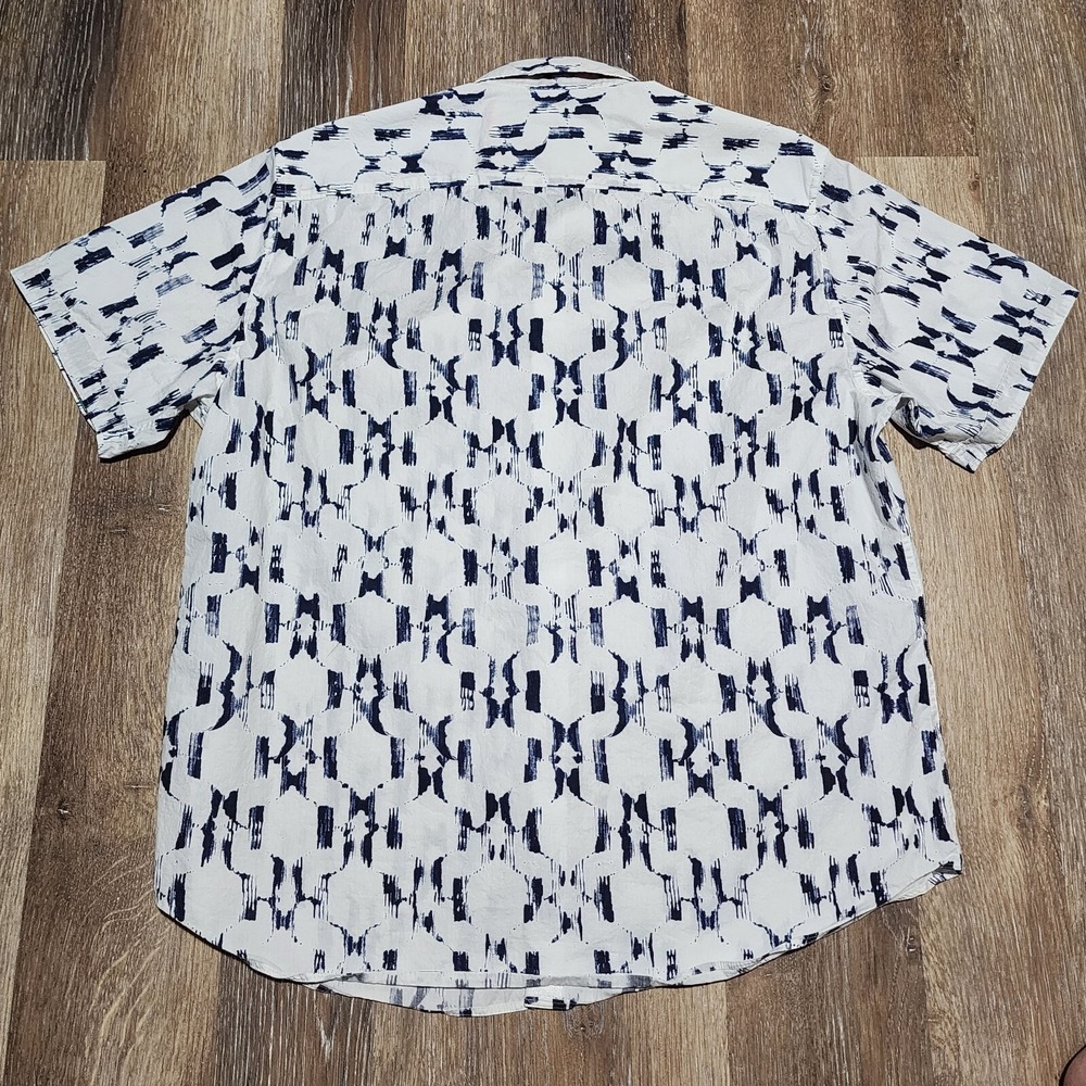 Robert Graham Shirt Mens XL Parsis Woven Litmus Test Classic Fit Button Up Cuff - Picture 6 of 9